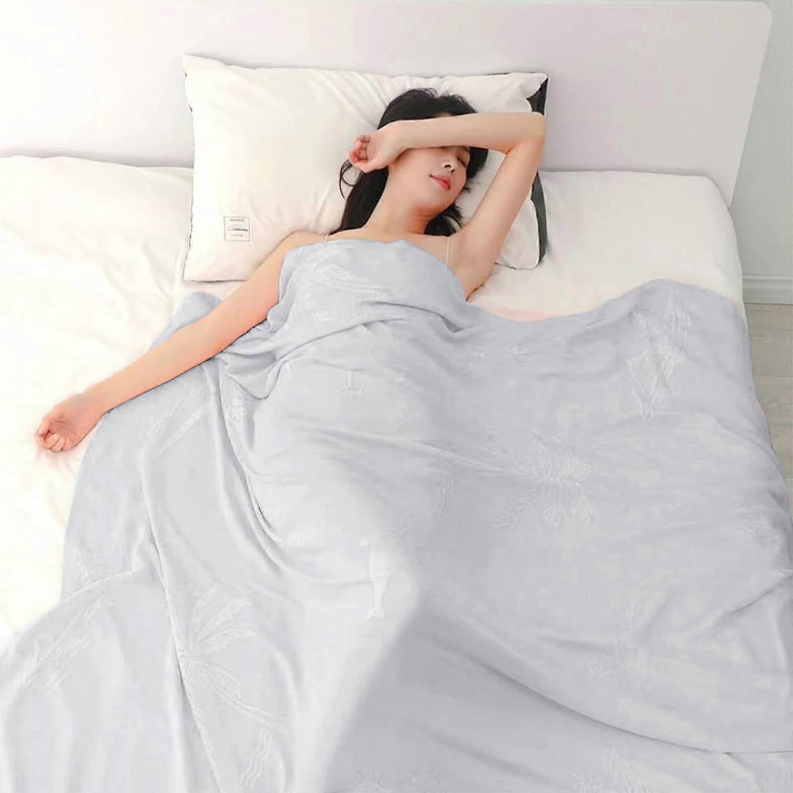 WinysinSummer Beach Covered With Comfortable Breathable Fiber Blanket Let You Feel The Refreshing Sea And Comfortable .