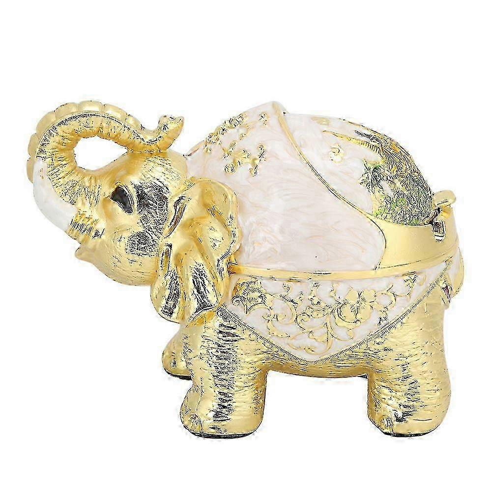 Innovative Spherical Vintage Elephant Ashtray with Cover - Multifunctional for Office and Home
