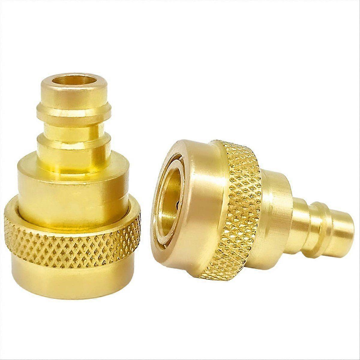 2Pcs A/C R134a to R1234yf Conversion Kit,Quick Adapter Adjustable HighandLow Voltage Connector,for Air Conditioner