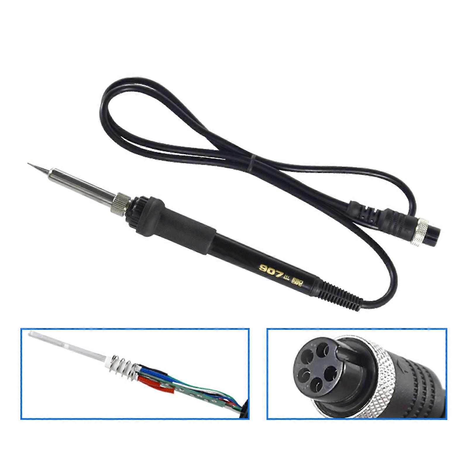 Soldering Iron Handle Multi Purpose 5 Hole Handle Soldering Station Replacement Welding Tools for HAKHAKIO HAKD 936 Multicolor