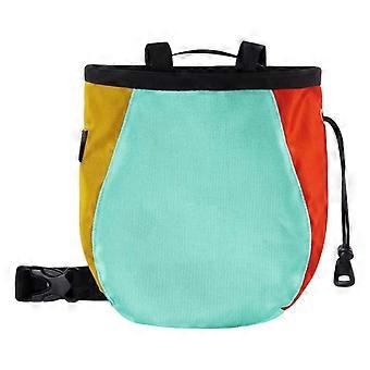 Durability Climbing Chalks Pouches Antislip Opening Light weight Magnesiums Chalks Bag for Outdoor Sport and Fitness  Yellow