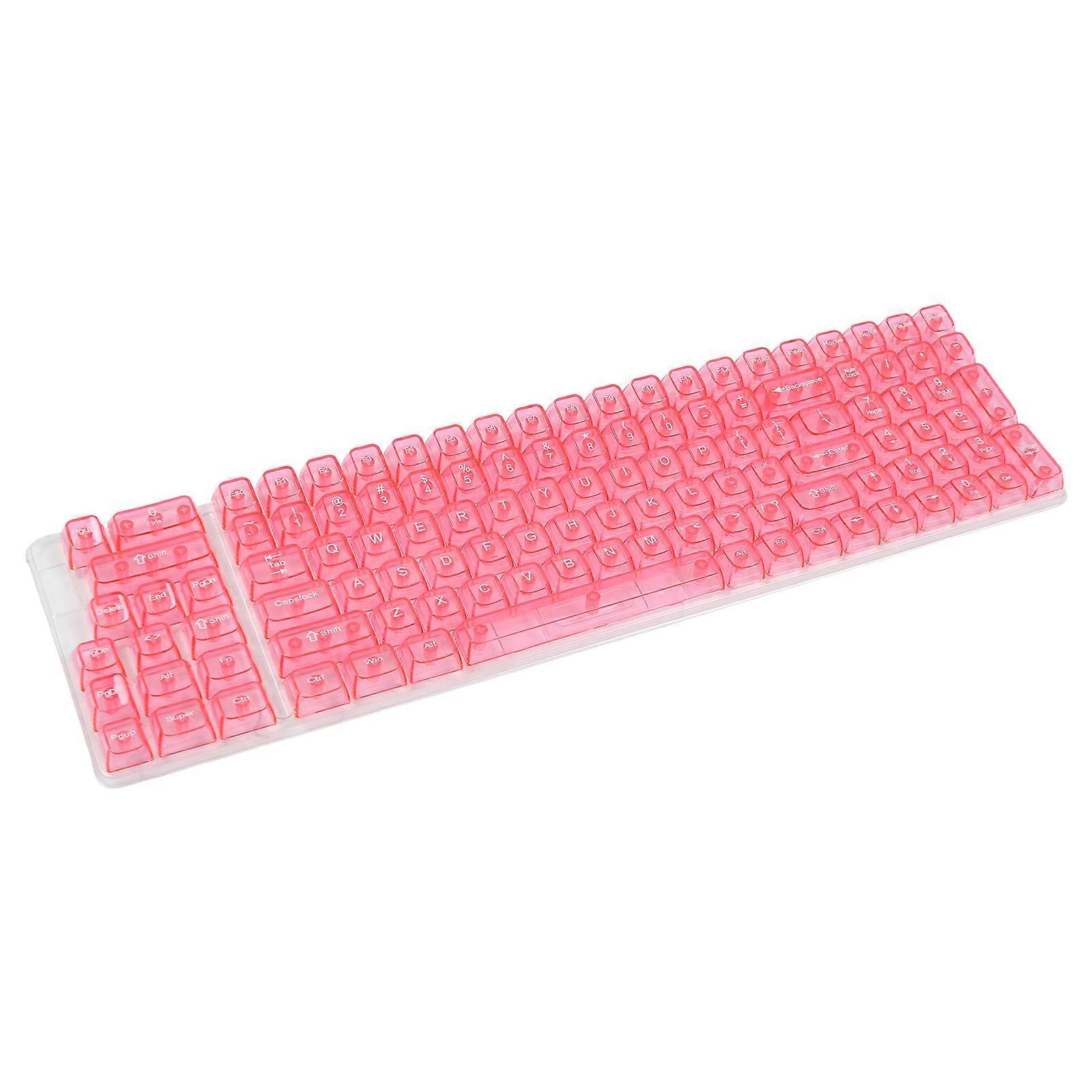 115PCS OEM Profile Keycap Set Personalizing Keyboard Keycaps for Bright Backlighting on Mechanical Keyboards Multicolor