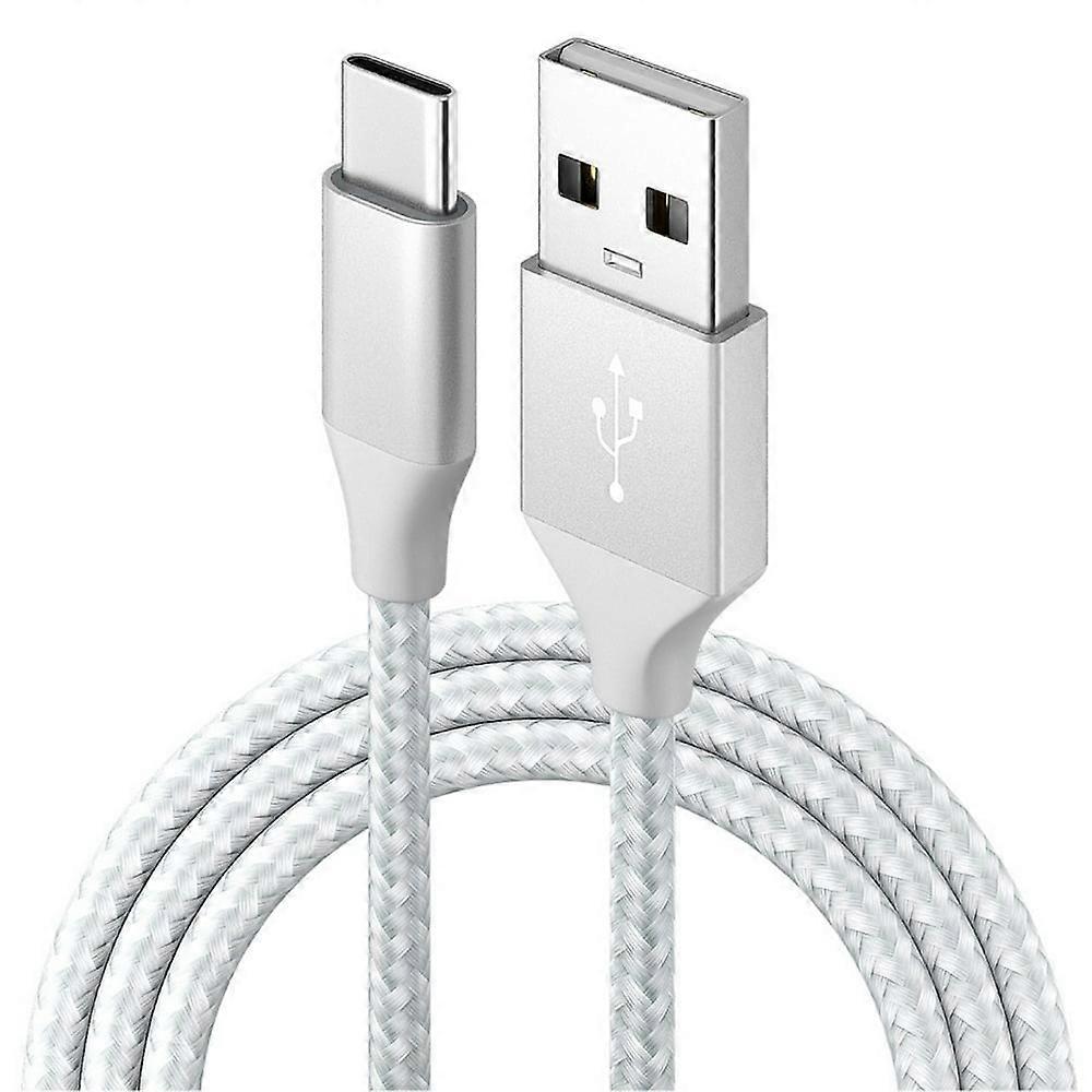 EIGTHTAIL Type C Charger 10ft USB C Cable, 3A Fast Charging & Data Sync Cord for Android - Blue