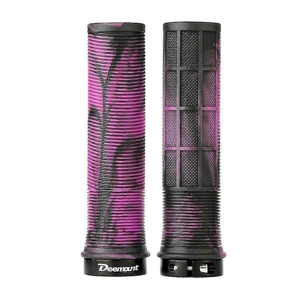 Bicycle Handle Bar Grips Double Lock On Bmx Mtb Mountain Bike Cycle Grip