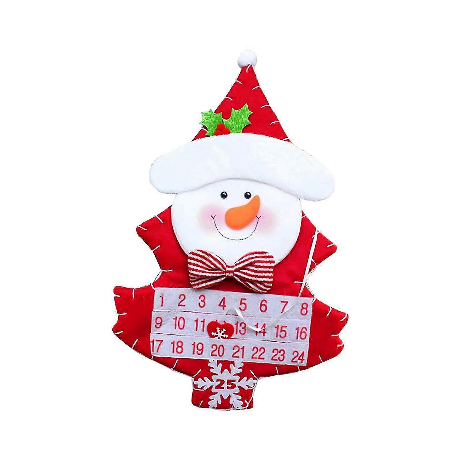 Christmas Tree Advent Calendar for Hanging Display