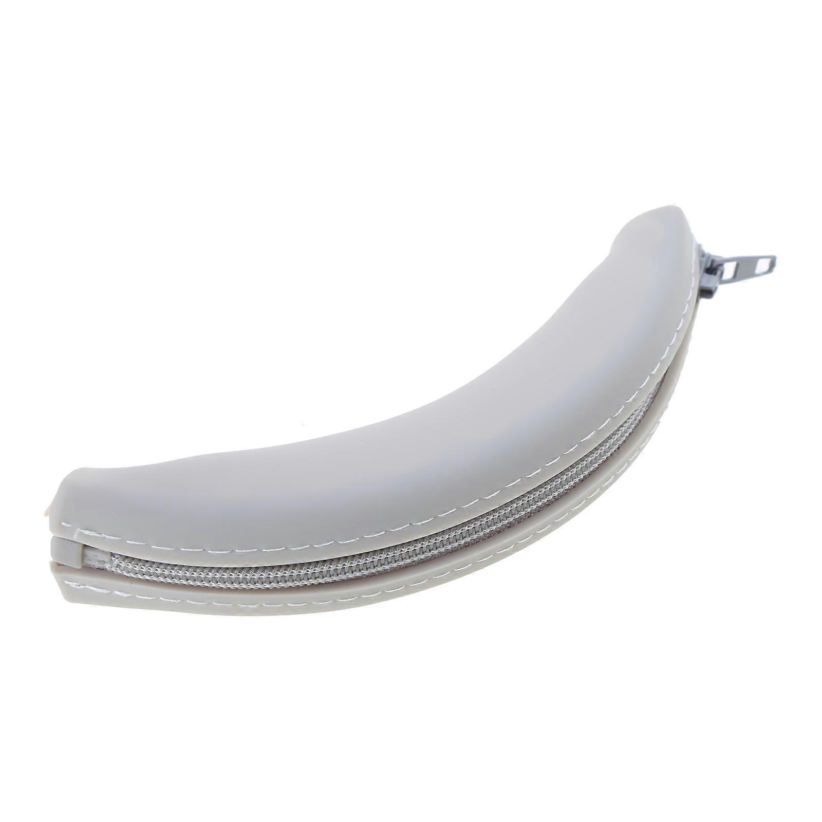 WH-1000XM3 / 1000XM4ヘッドセットヘッドバンドプロテクター用ヘッドフォンヘッドバンドヘッドビームシリコンカバー、ジッパーカバーベージュ付き