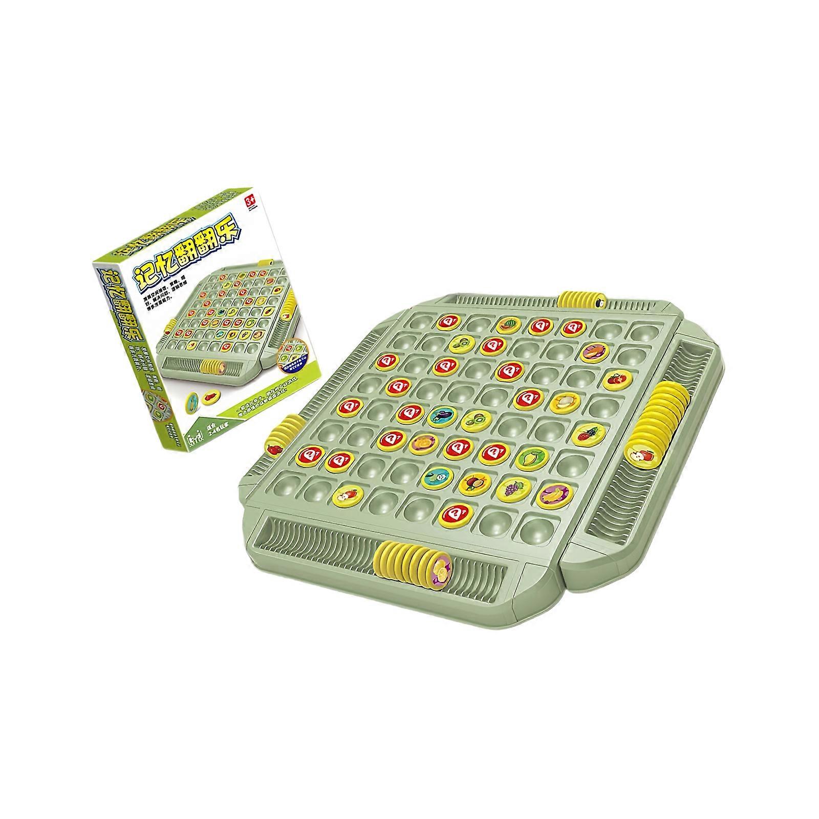 Interactive Flip And Matched Board Game Toy For Kid Adult Parties Practical Family Travel Activity With Colorful Card  2