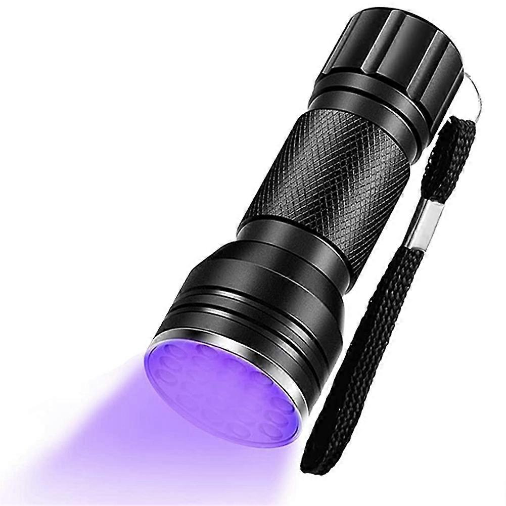 UV Black Light Flashlight 21 LED Flashlight Detector for Stains