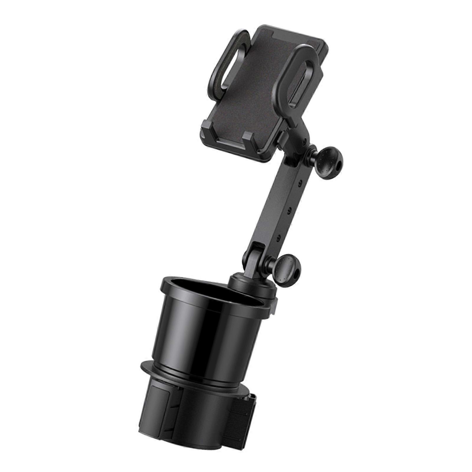 2-in-1-Handybecherhalter fürs Auto: Verstellbare Basis, 360° drehbar, erweiterbar, mehrfarbig