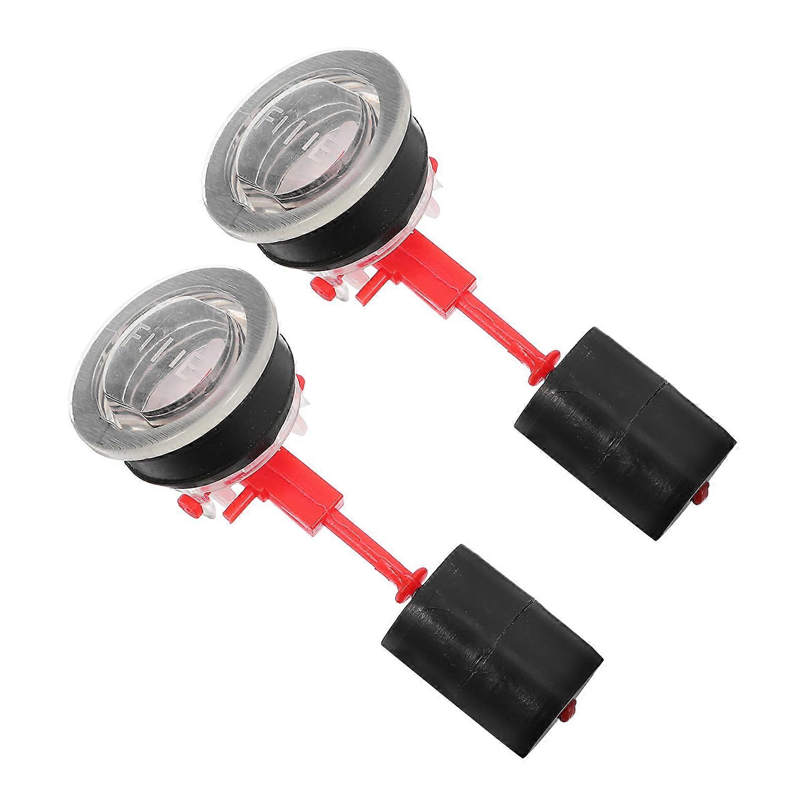 2pcs Generator Fuel Gauge Level Indicator Replacement Automotive Monitor for Generator Tank Accessory for Precise Measurement