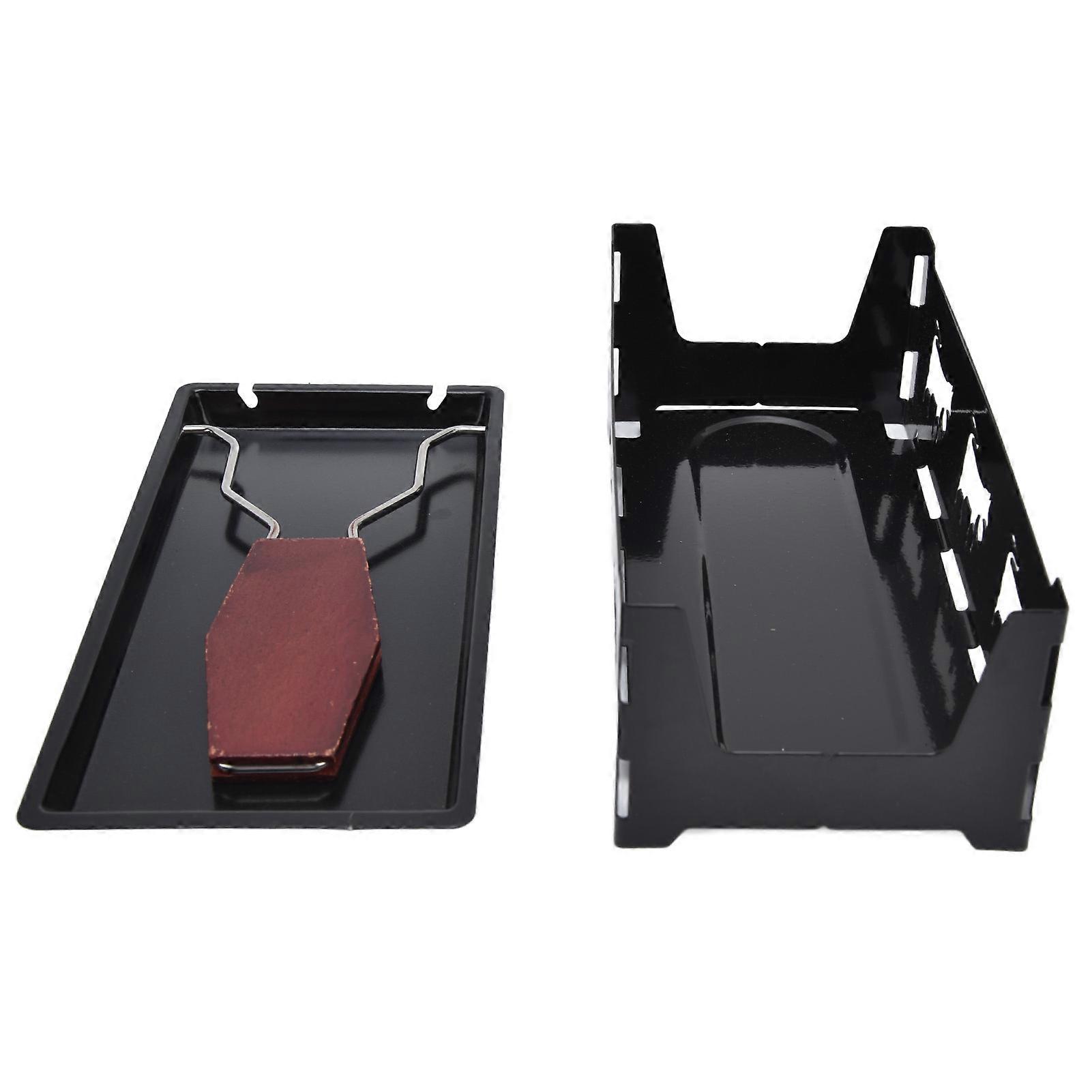 Mini Cheese Raclette Grill with Black Handle Rectangular Bakeware Cheese Baking Tool