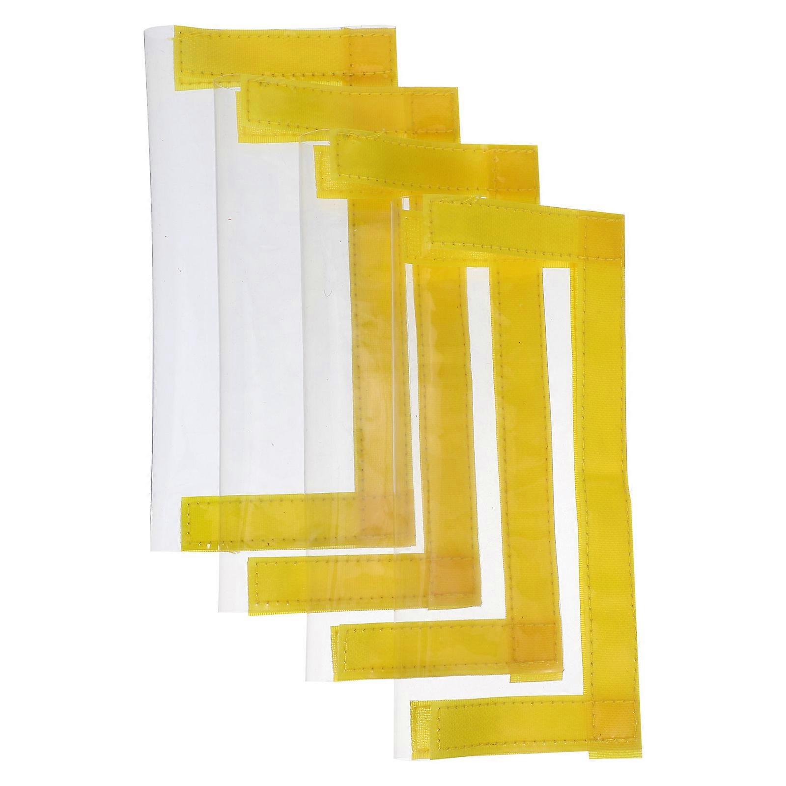 Transparente Köderhüllen und Köderorganizer für 4 Stück, transparente PVC-Abdeckungen