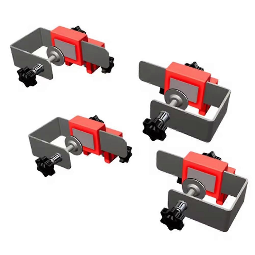 4pcs High Panel Drawer Panel Installation Adjustable Clamp No Handle Needed Drawer Mount Positioning Clip Carpenter Tool