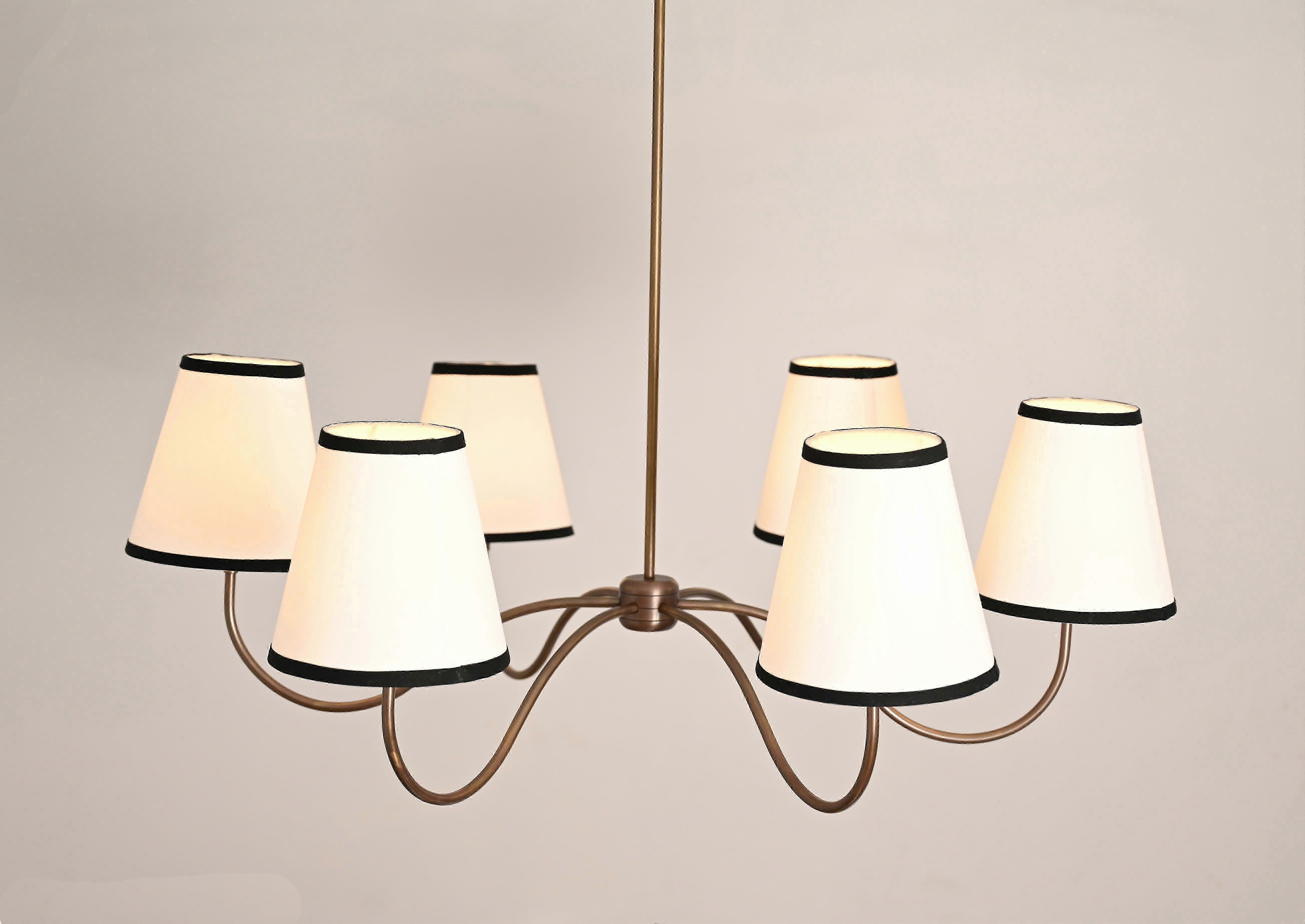 6-Shade Adjustable Chandelier – Stylish And Unique