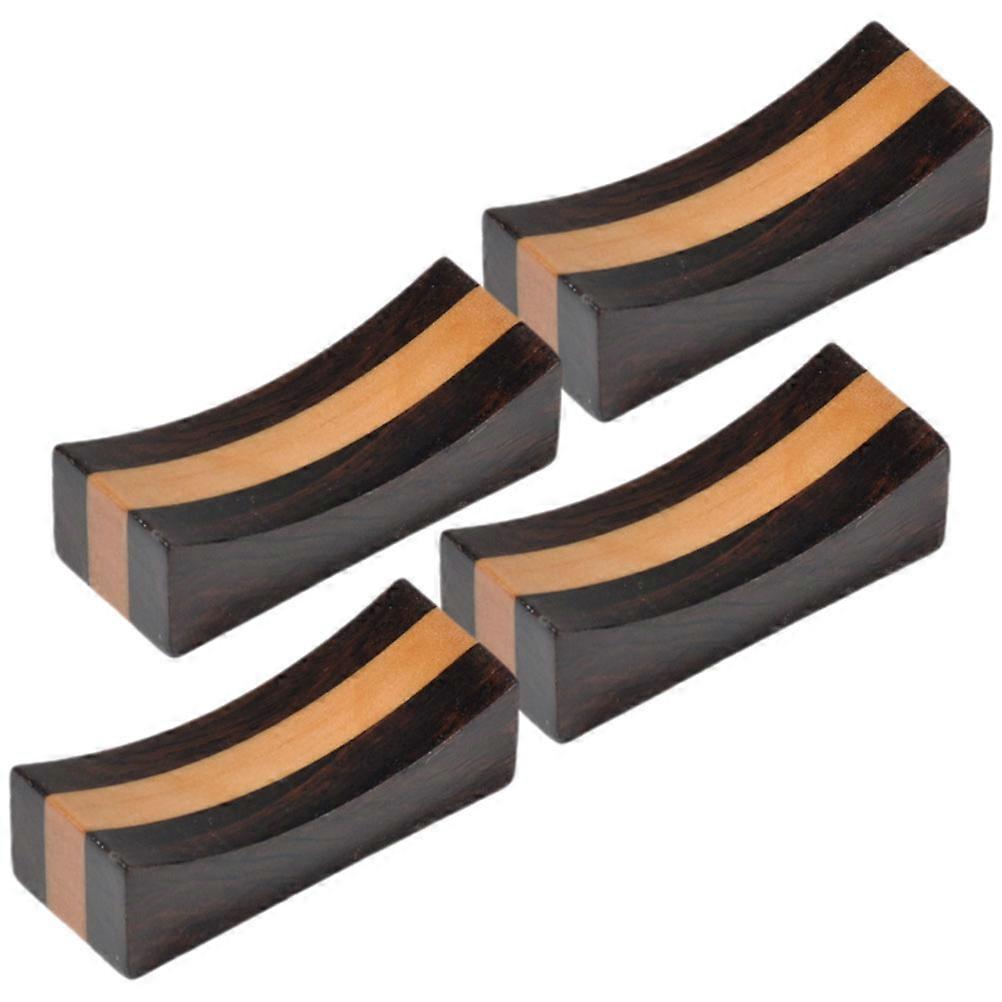 Multi Color Wooden Chopstick Holders Rest For Daily Dining Use 4Pcs