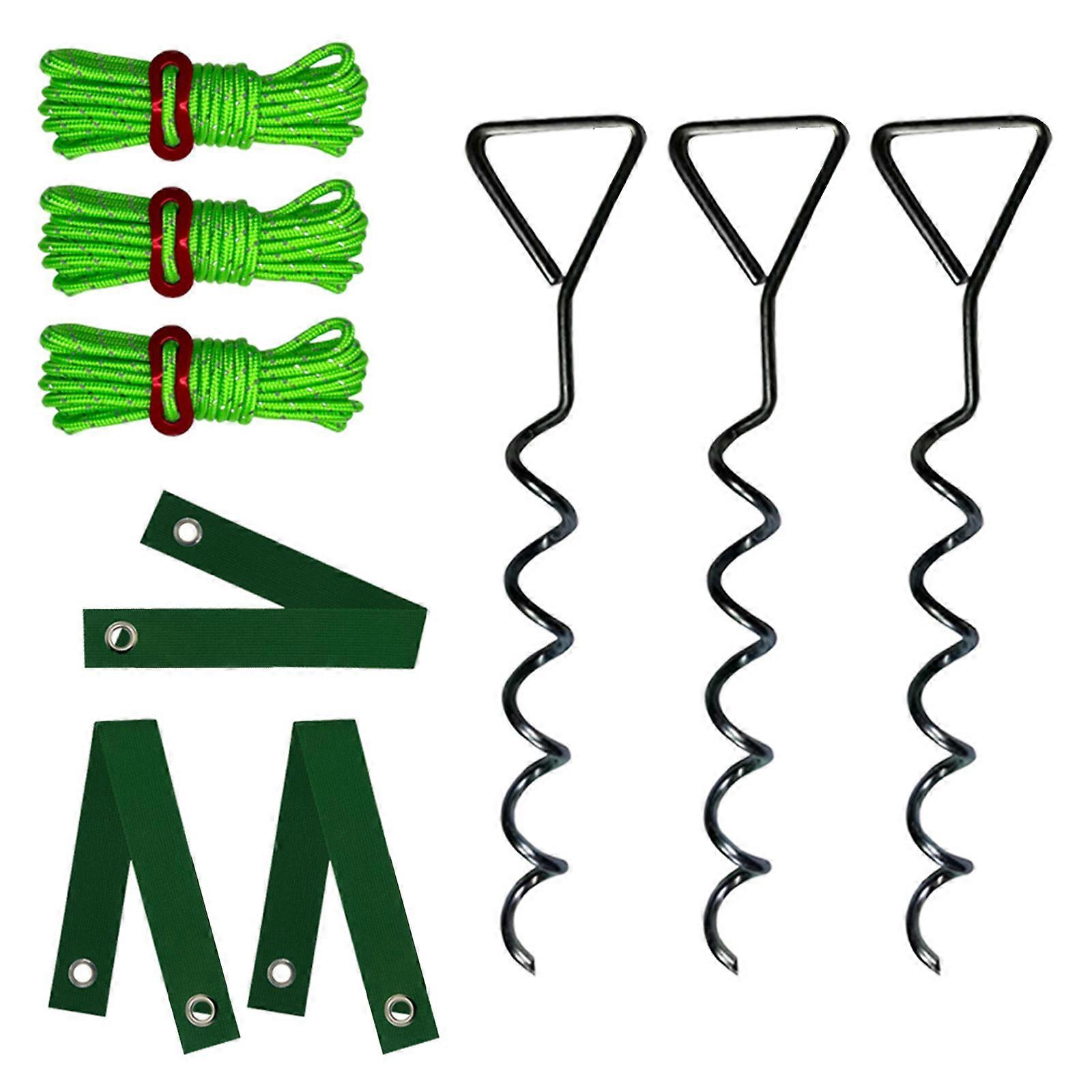 Tree Stakes Coiled Ground Anchors Ideal for Fixing Vegetation Temporary Shelters and Canopies in Any Environment  black floor nails