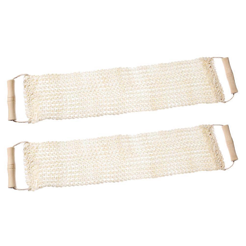 Deep Cleaning Exfoliating Back Scrubber Towel with Sisal Material 2Pcs