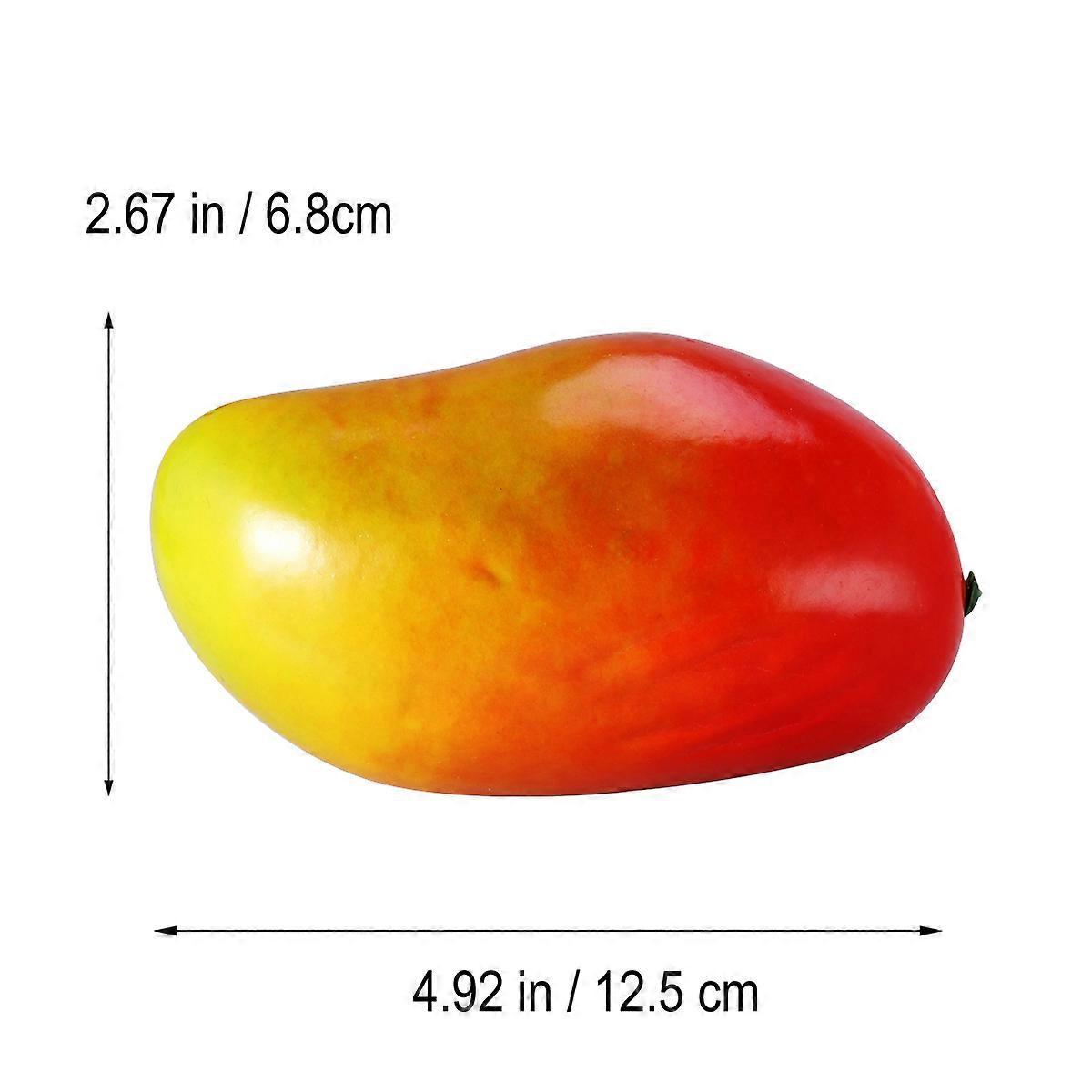 Creative Gift Fruit Photo Props Artificial Mango for 3Pcs Use