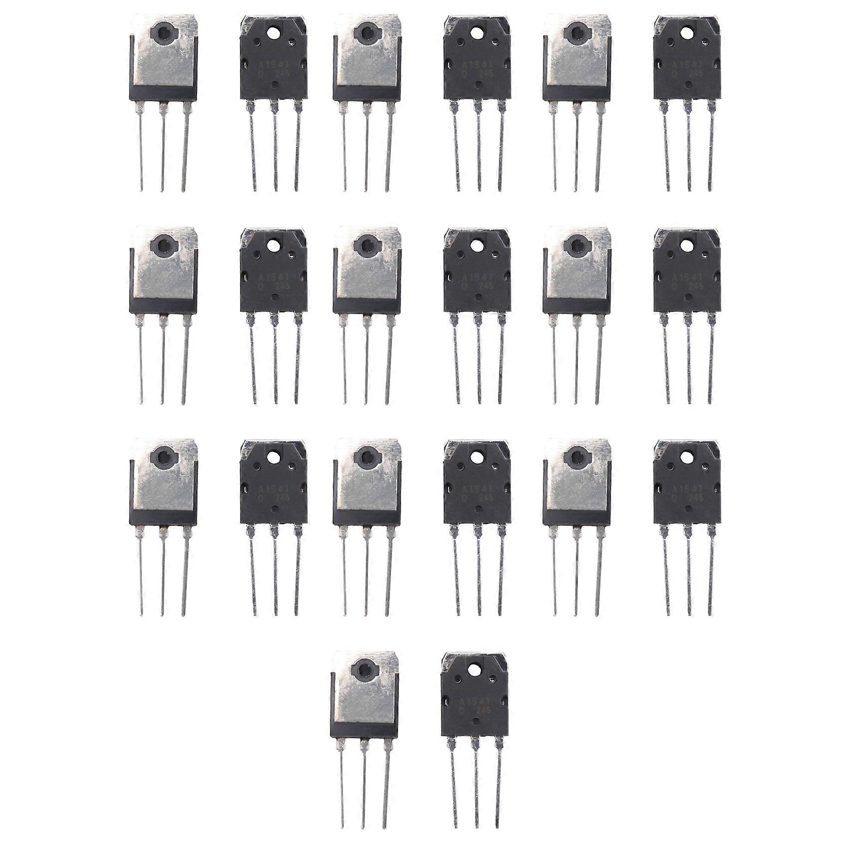 10 Pair A1941 + C5198 10A 200V Power Amplifier Silicon Transistor