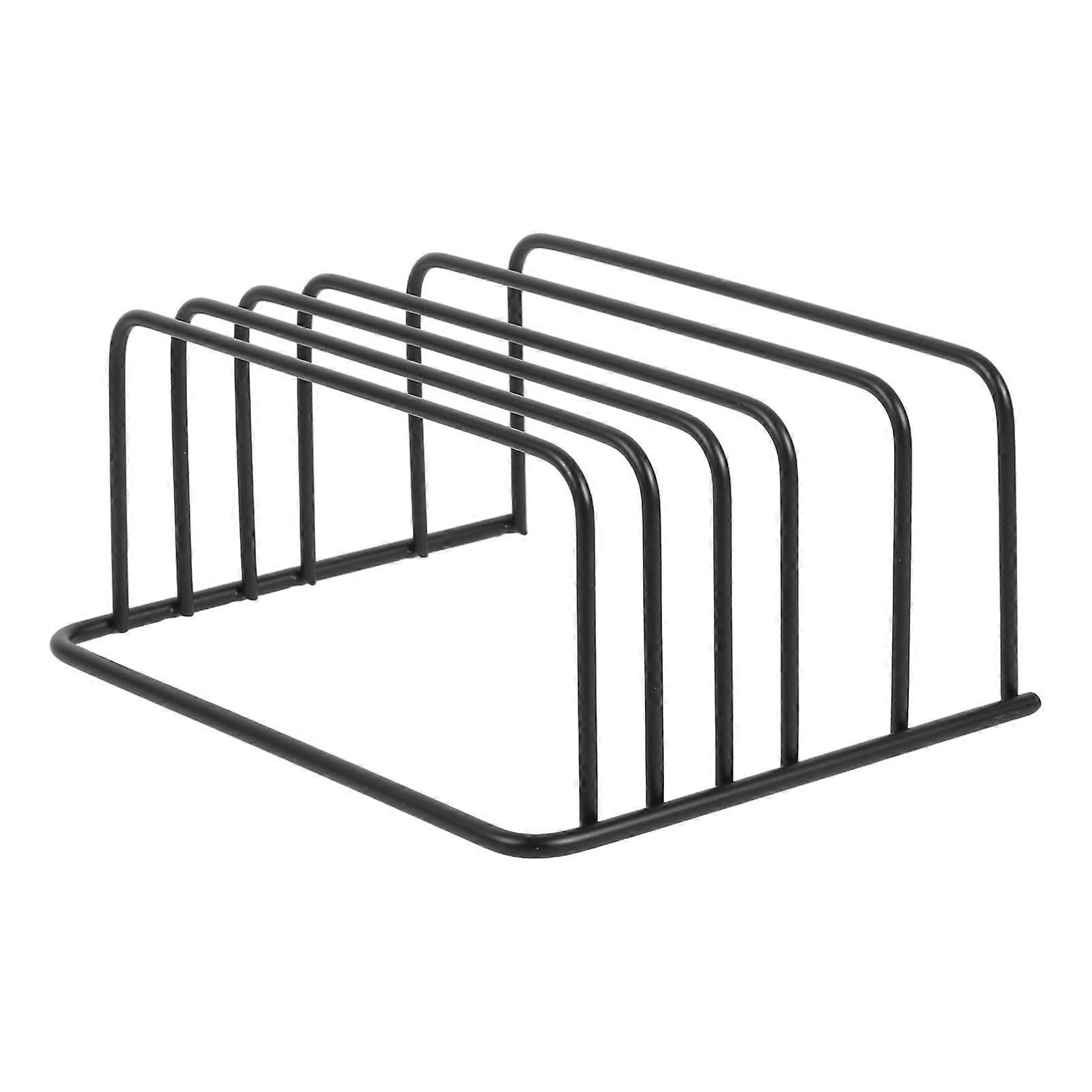 Cutting Board Stand and Pot Lid Holder Heavy Duty Kitchen Organizer Rack for Space Saving Storage