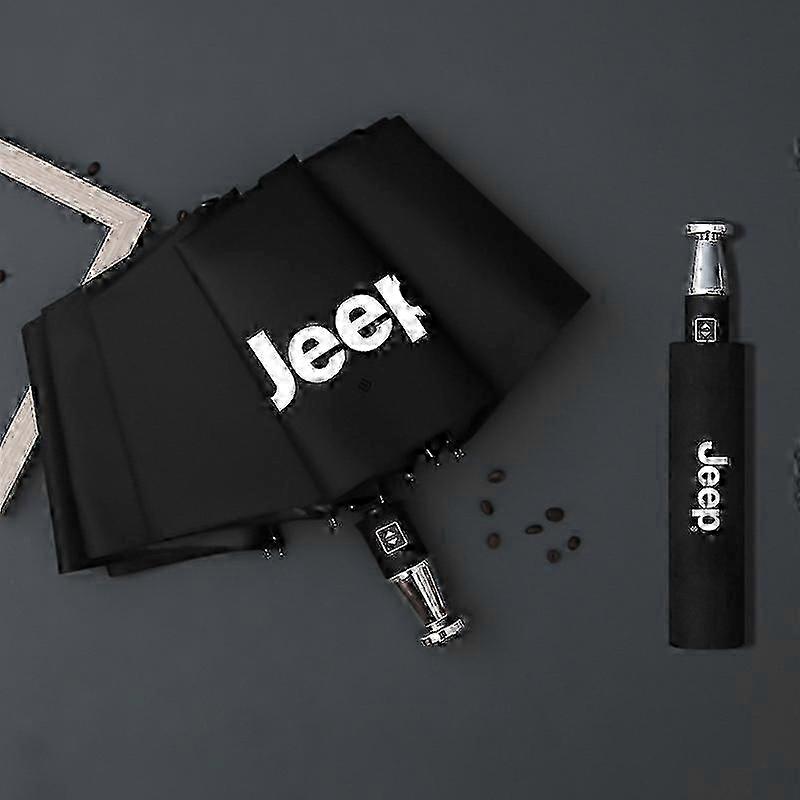 Regen- en winddichte 10-bones auto-logoparaplu