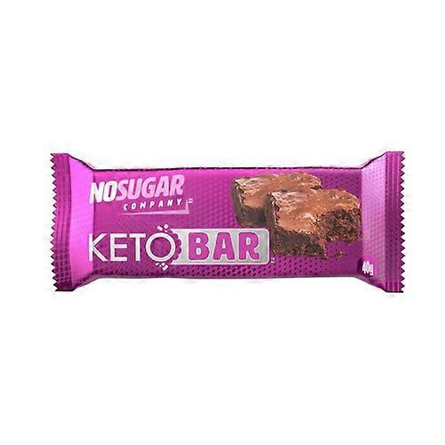 No Sugar Company Chocolate Fudge Brownie Bar, 40 Grams (12 Count)