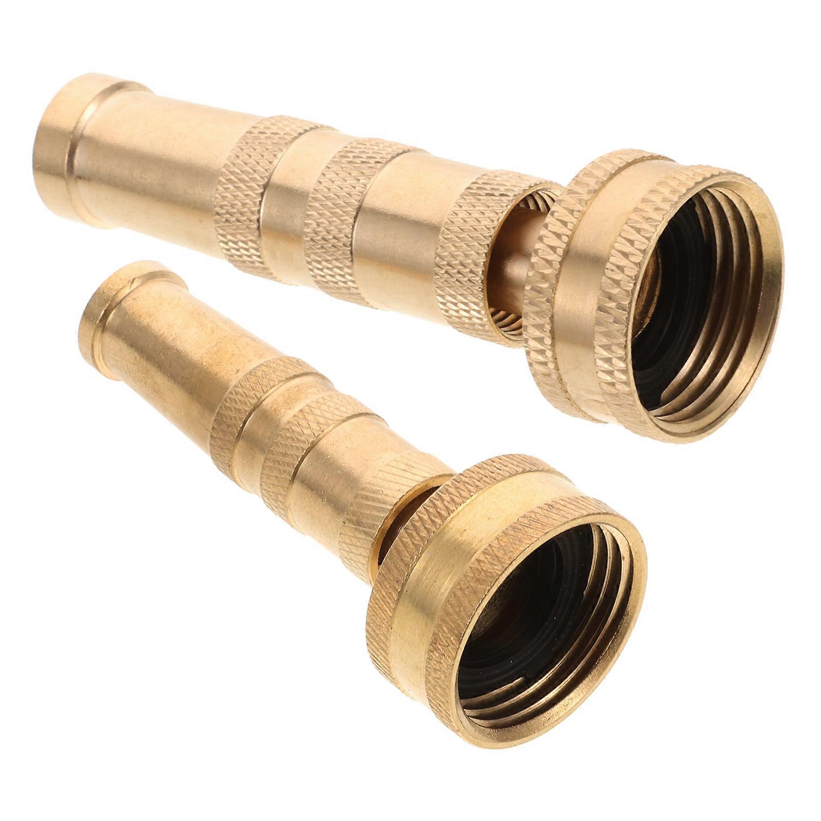 Garden Watering Adjustable Nozzle Sprayer for Pipe 2Pcs High Pressure Tool