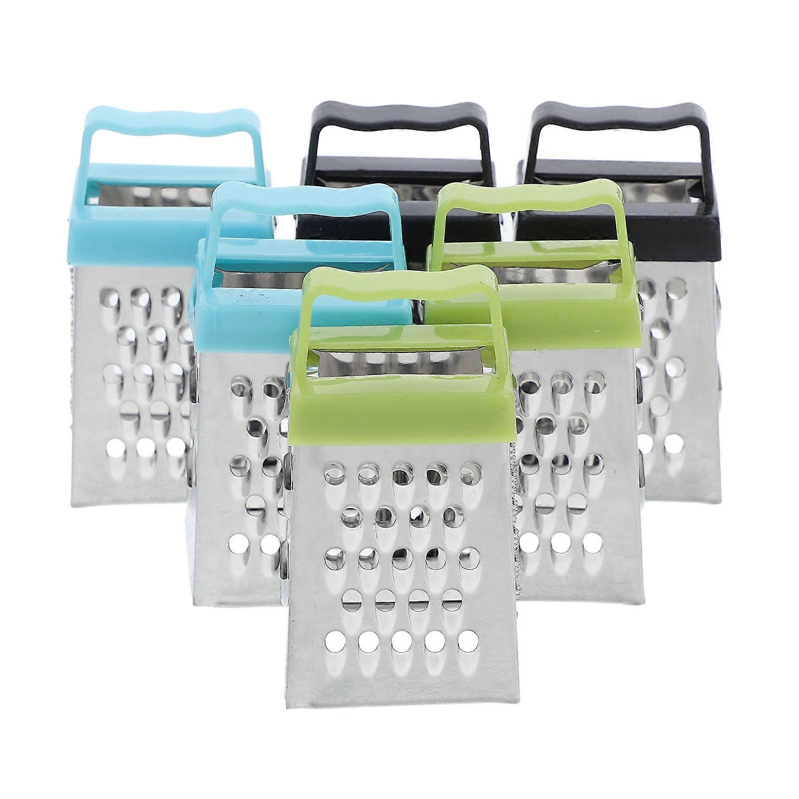 Mini Cheese Stainless Steel for Grating 6Pcs Portable Kitchen Tools