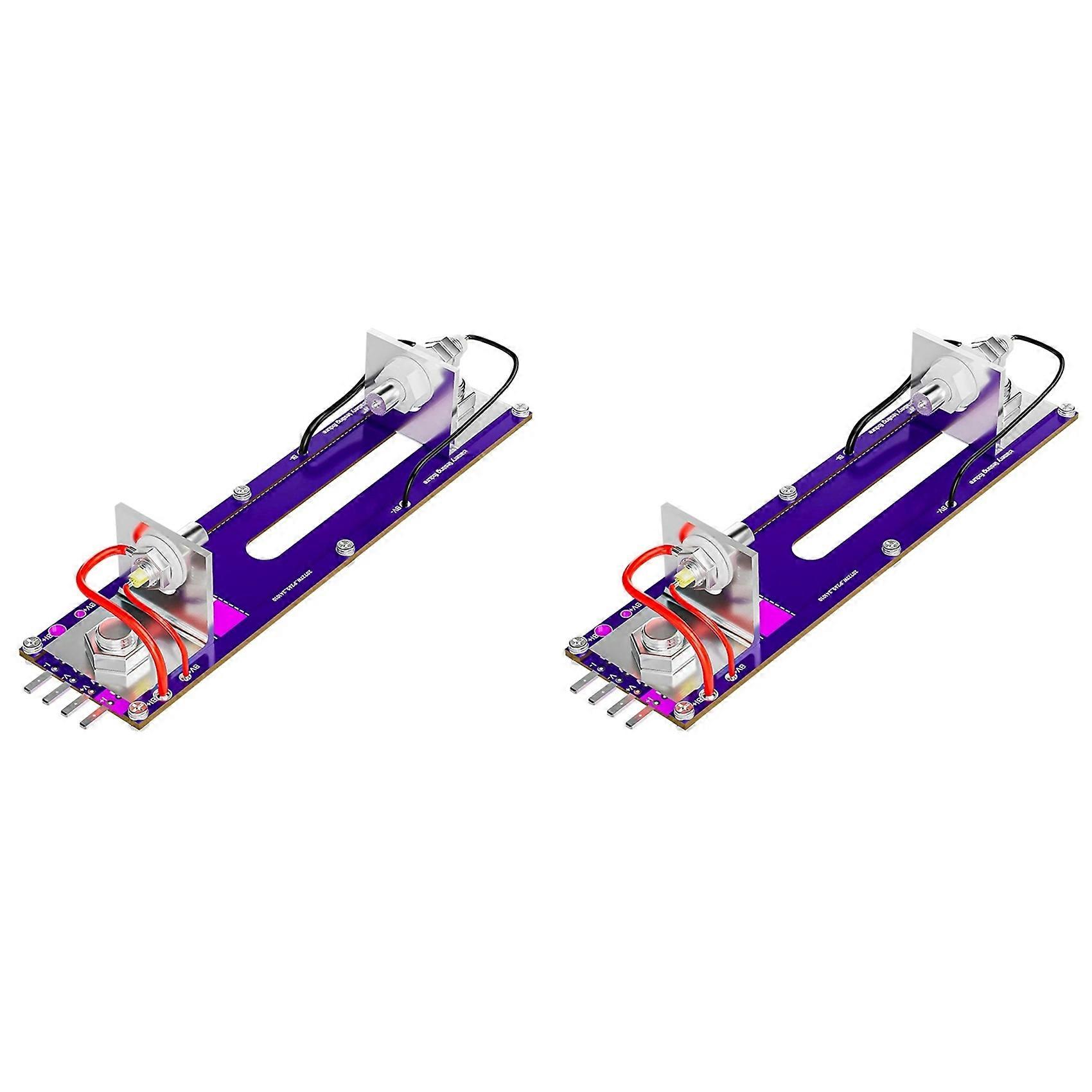 2X 20A 4-Wrie Battery Tests Stand 18650 Internal Resistance Capacity Tester Fixture Current Voltage Meter