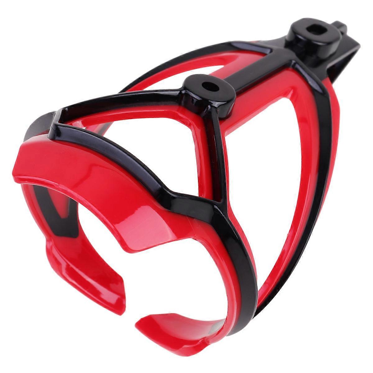 Cycle Bottle Holder Basic Design for Folding Bikes Secure Hold and Lightweight Red 1Pack