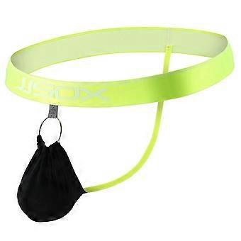 Men's Sexy Thong Underwear Metal Ring G-string T-back Underpants Size M L XL