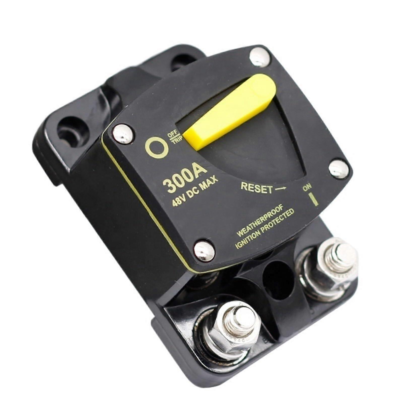 DC Surface Mount Circuit Breaker 50A300A  Amp Overcurrent Protection for Solar and Marine