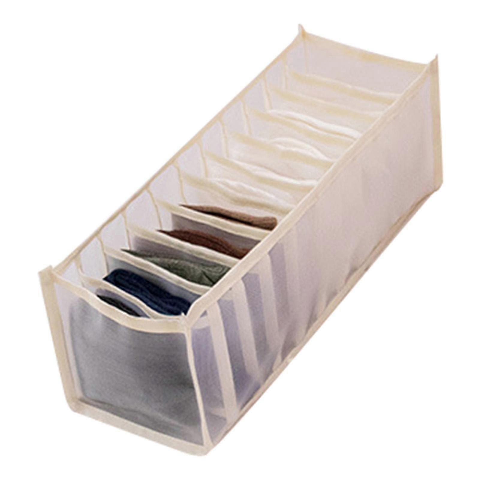 11 Grids Underwear Organizer Foldable Fabric Multi-purpose Socks Bra Divider For Household