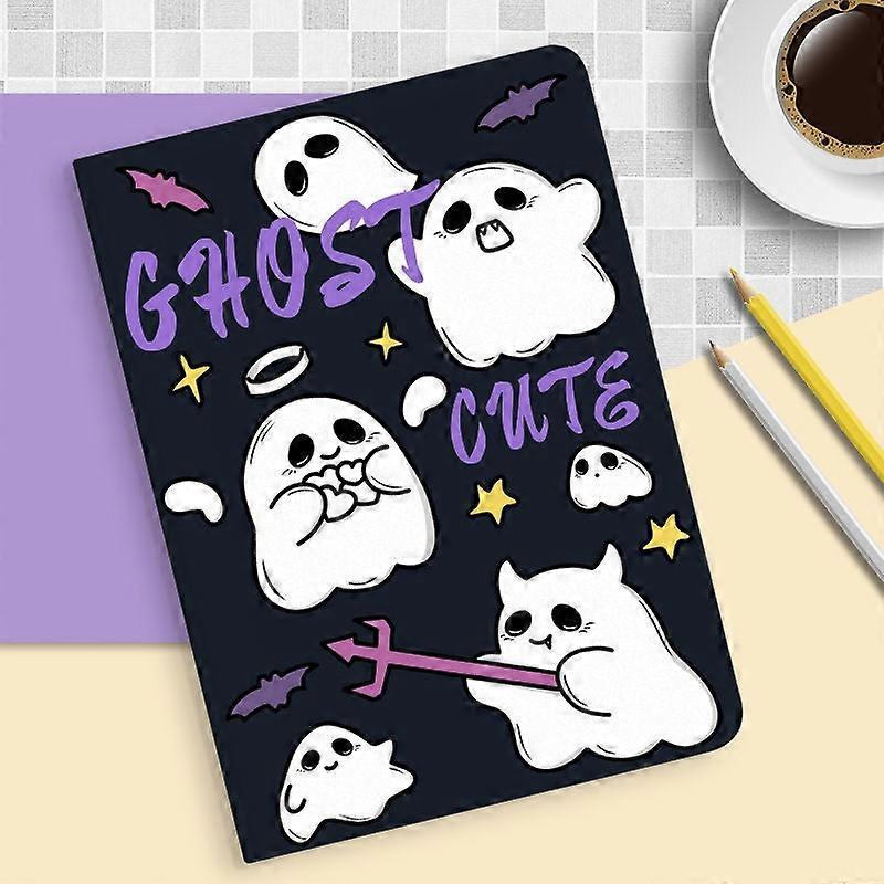 Stylish Case For Ipad 10 Books Floating Ghosts
