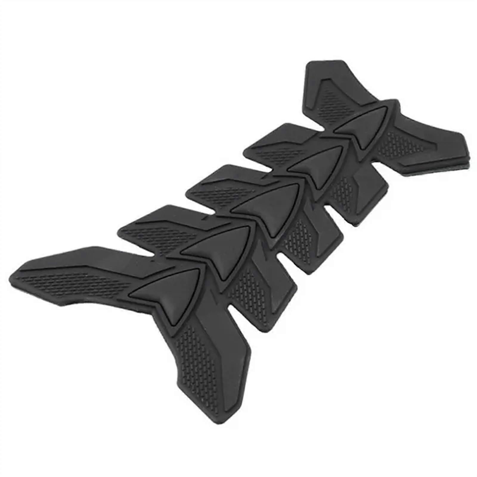 Motorcycle Tank Pad AntiSlip Grip ScratchResistant 3D Protector Decal Sticker As Shown