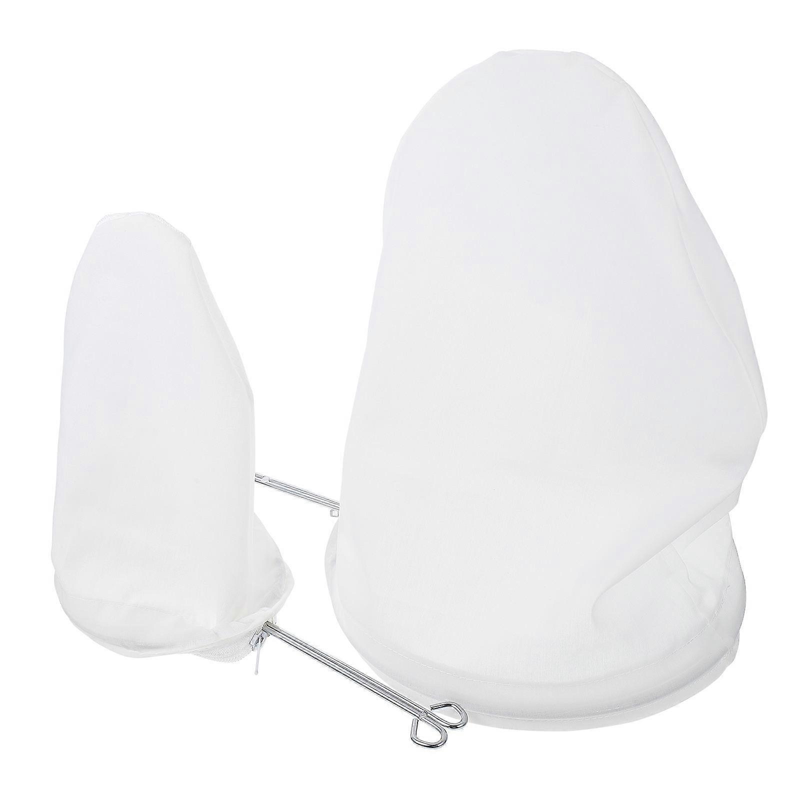 Tea Strainer Filter Bag Steel Ring for 2Pcs Milk Tea Filter Bags