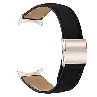 Wrist Strap For Google Pixel Watch 4/3 /2 /1 41mm Genuine Leather Watch Band with Starlight Connecto