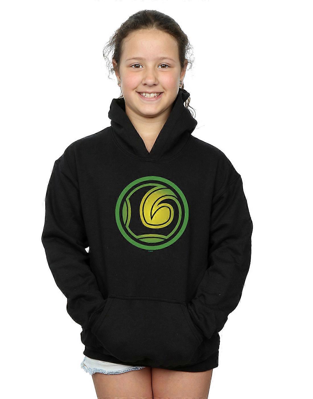Marvel Girls Loki Símbolo sudadera con capucha