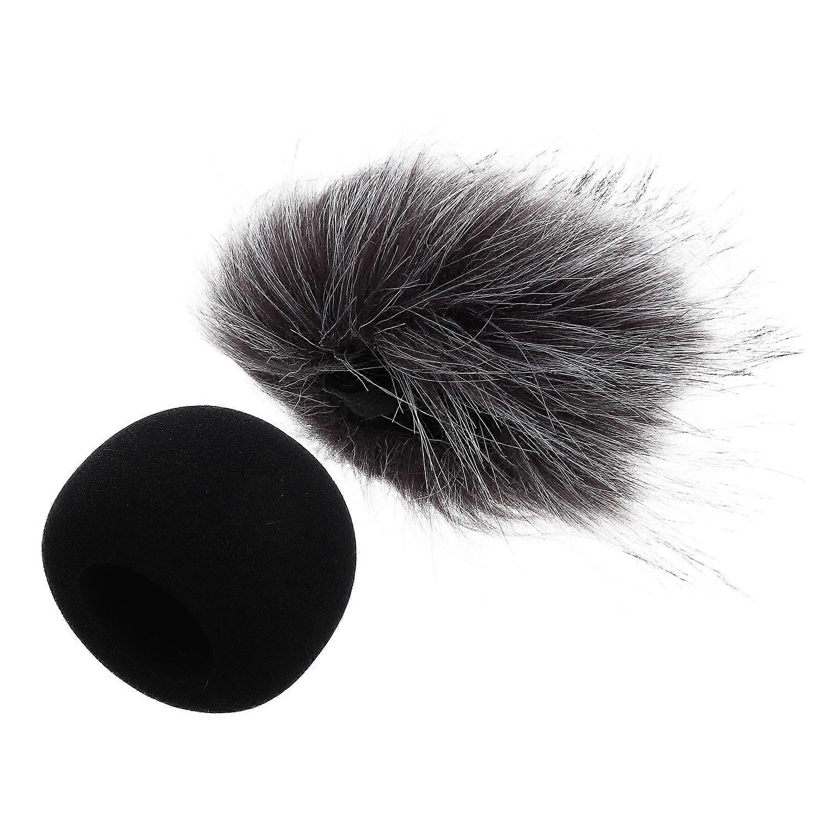 Microphone Windshield Cover for Effective Noise Blocking with 10Pcs
