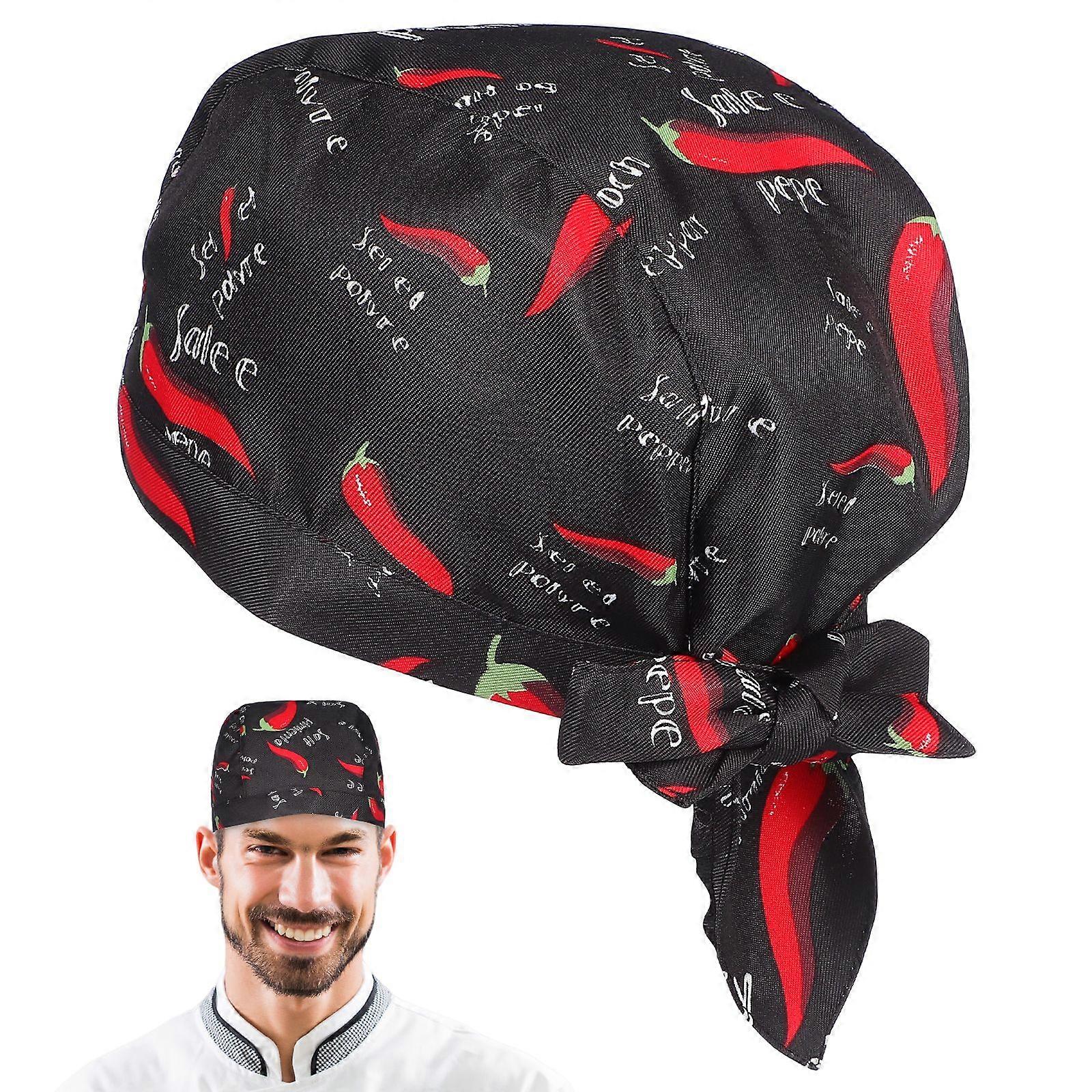 Restaurant Waiter Kitchen Chef Hat Creative Working Comfortable Cooking (Chili)