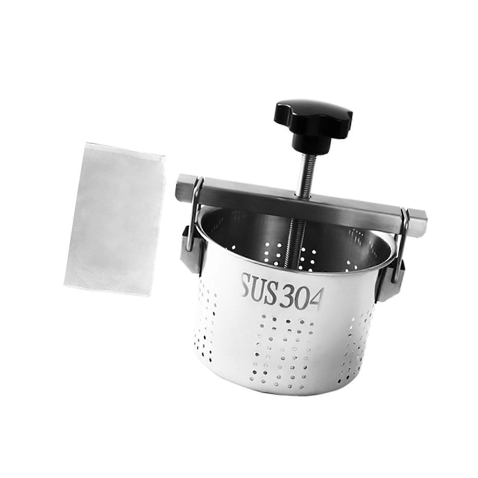 Stainless Steel Vegetable Squeezer and Dumpling Filling Press for Efficiency Kitchen Use