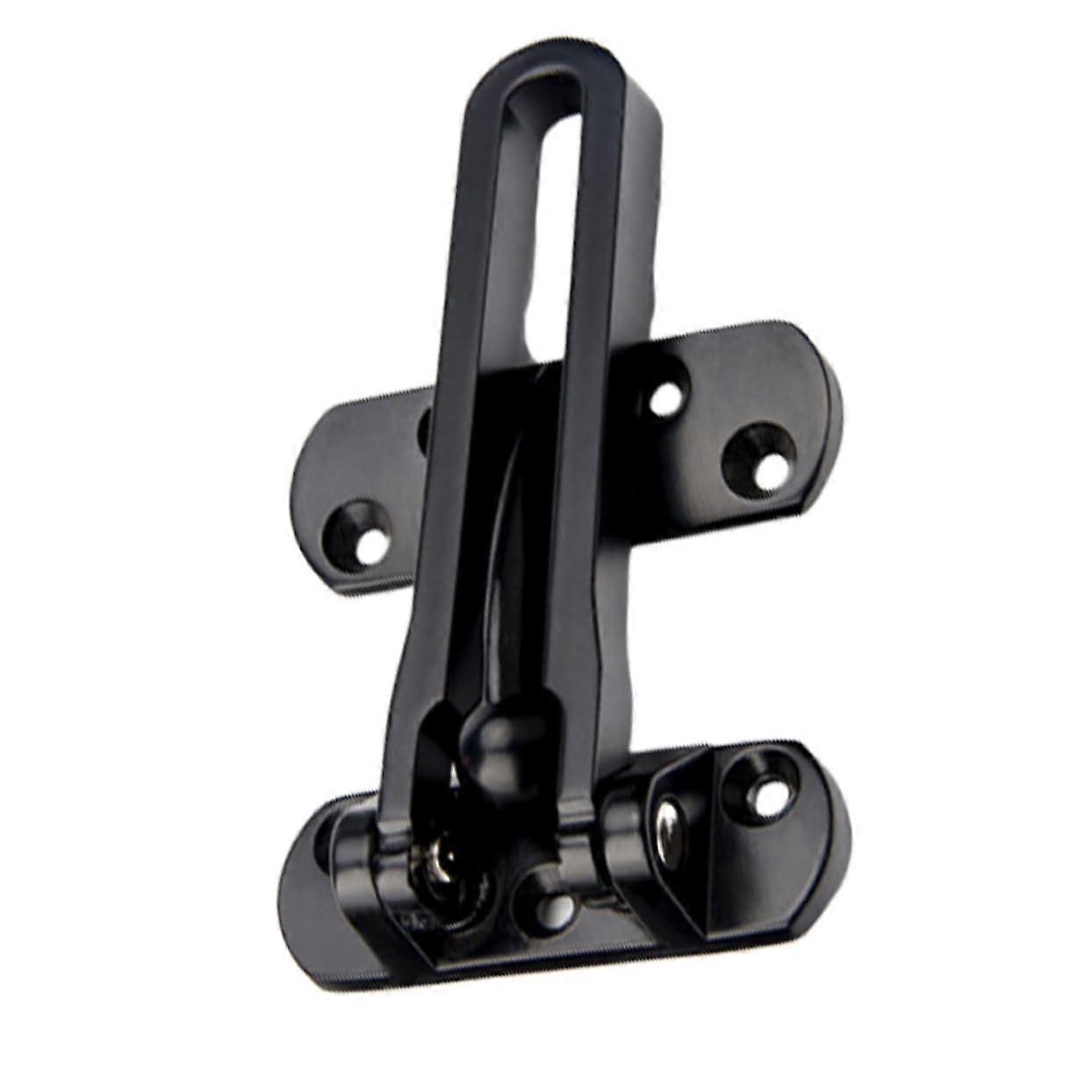 Door Security Lock Zinc Alloy Rustproof AntiTheft NoDrill Installation for Bedroom or Hotel