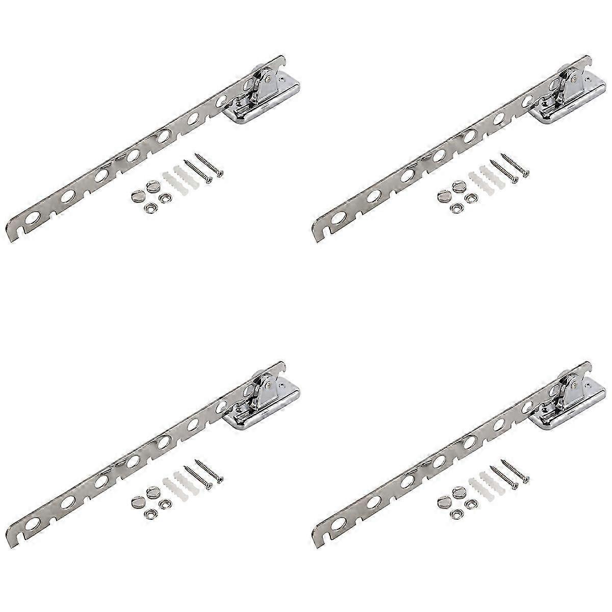 Folding Wall Mounted Clothes Hanger, Clothes Hook (8 Holes)