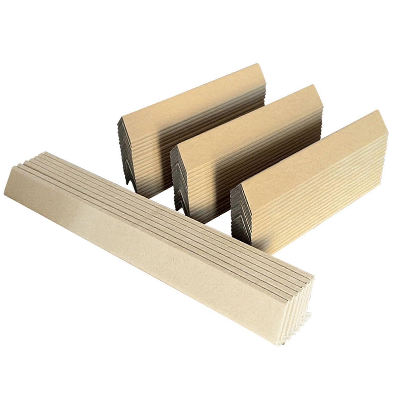 Cardboard Edge Protectors 30 Pack 120cm L Shaped Corner Guards for Boxes and Pallets