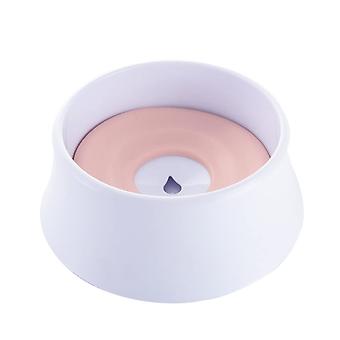 Morsbestendige drinkbak voor honden, spatwaterdicht, grote inhoud, gemakkelijk schoon te maken, afneembare drinkbak, roze
