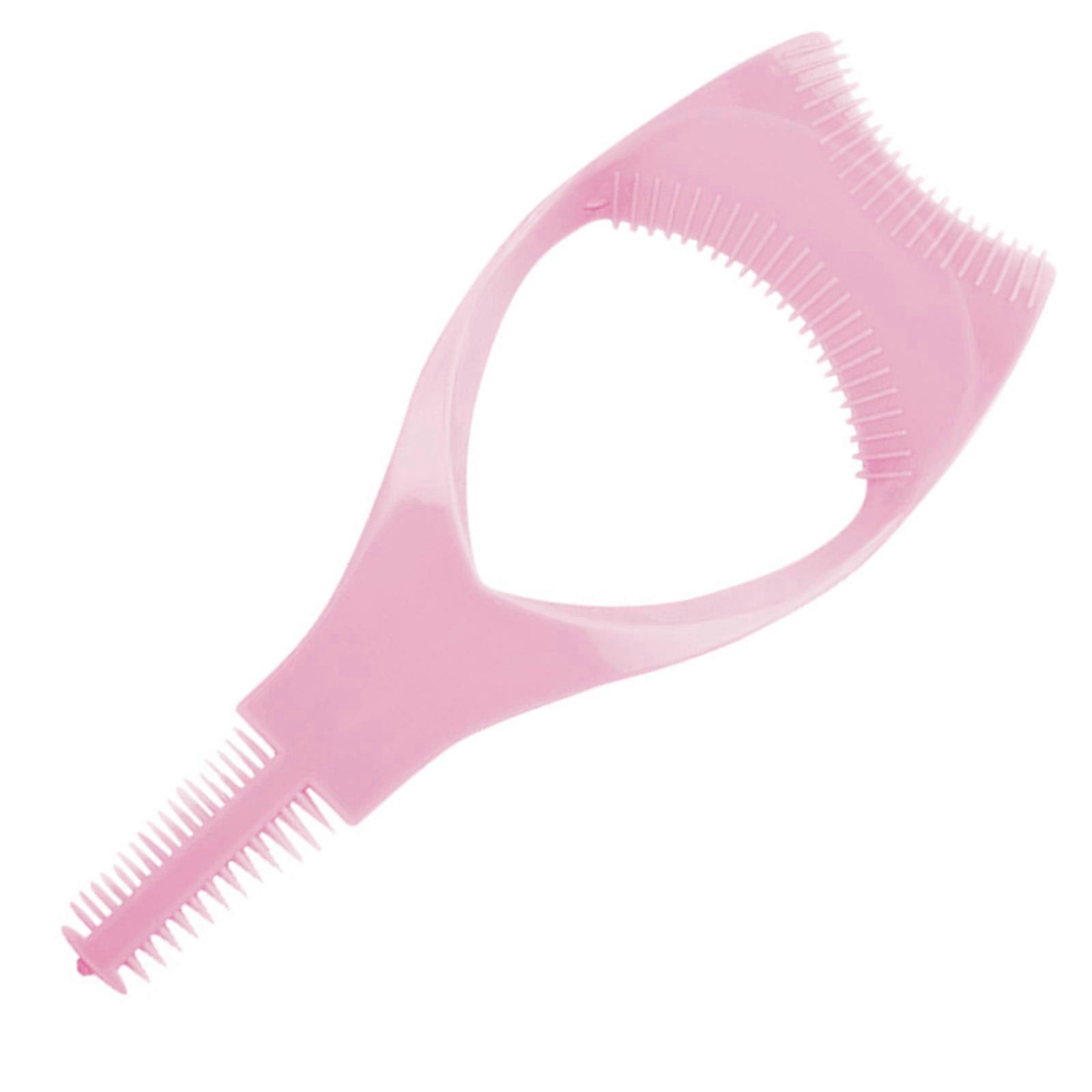 3 in 1 Eyelashes Tools Mascara Shield Applicator Guard Eyelashes Guide for Makeup  Pink