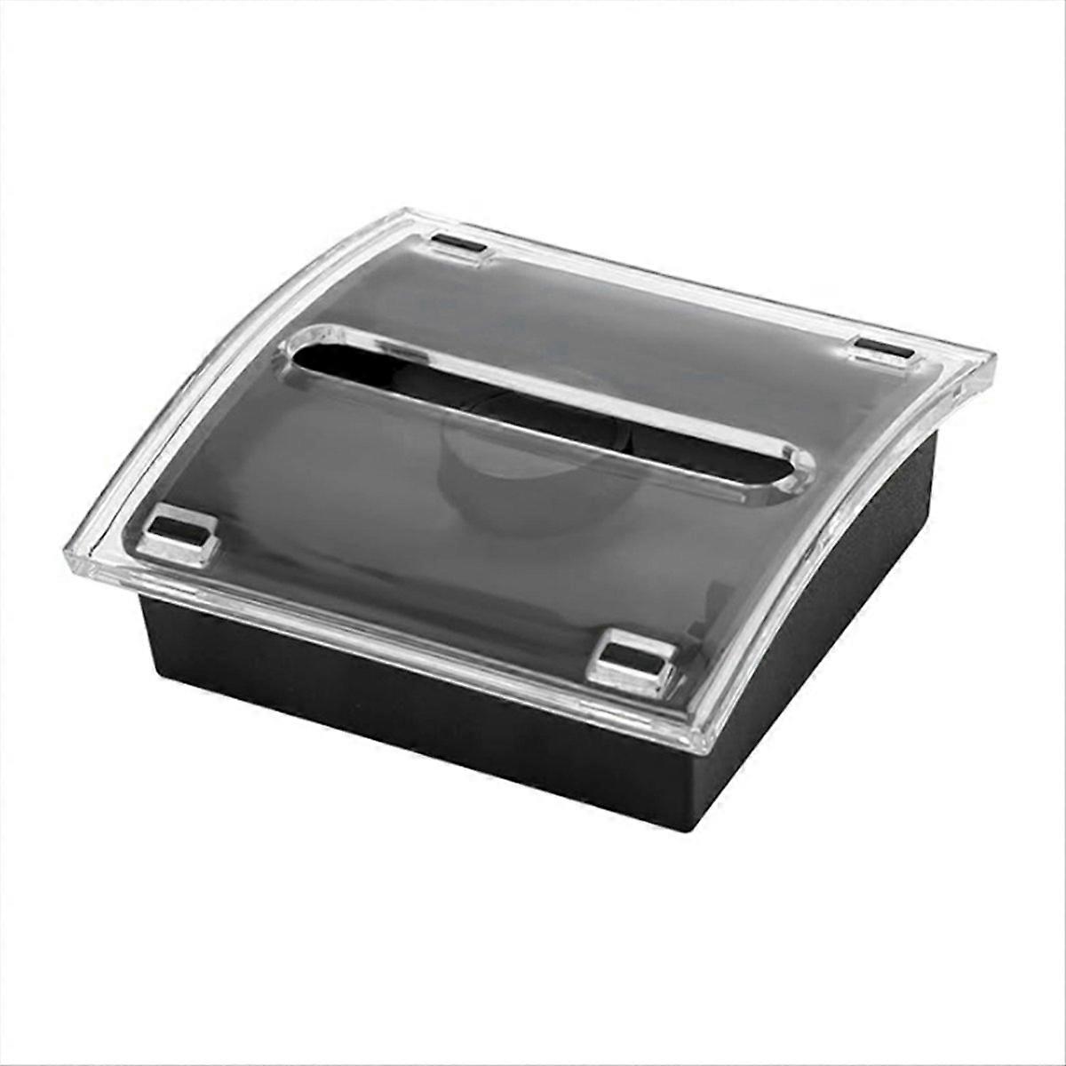 -up Notes Dispenser Black Base Clear Top Sticky Notes Holder