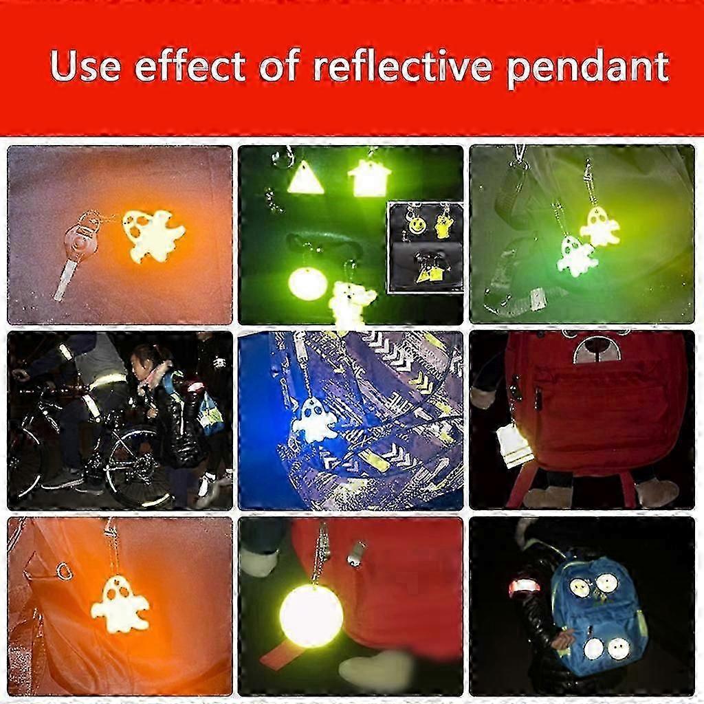 Kids Safety Reflector Gear for Backpacks, Strollers, Jackets, Keychain