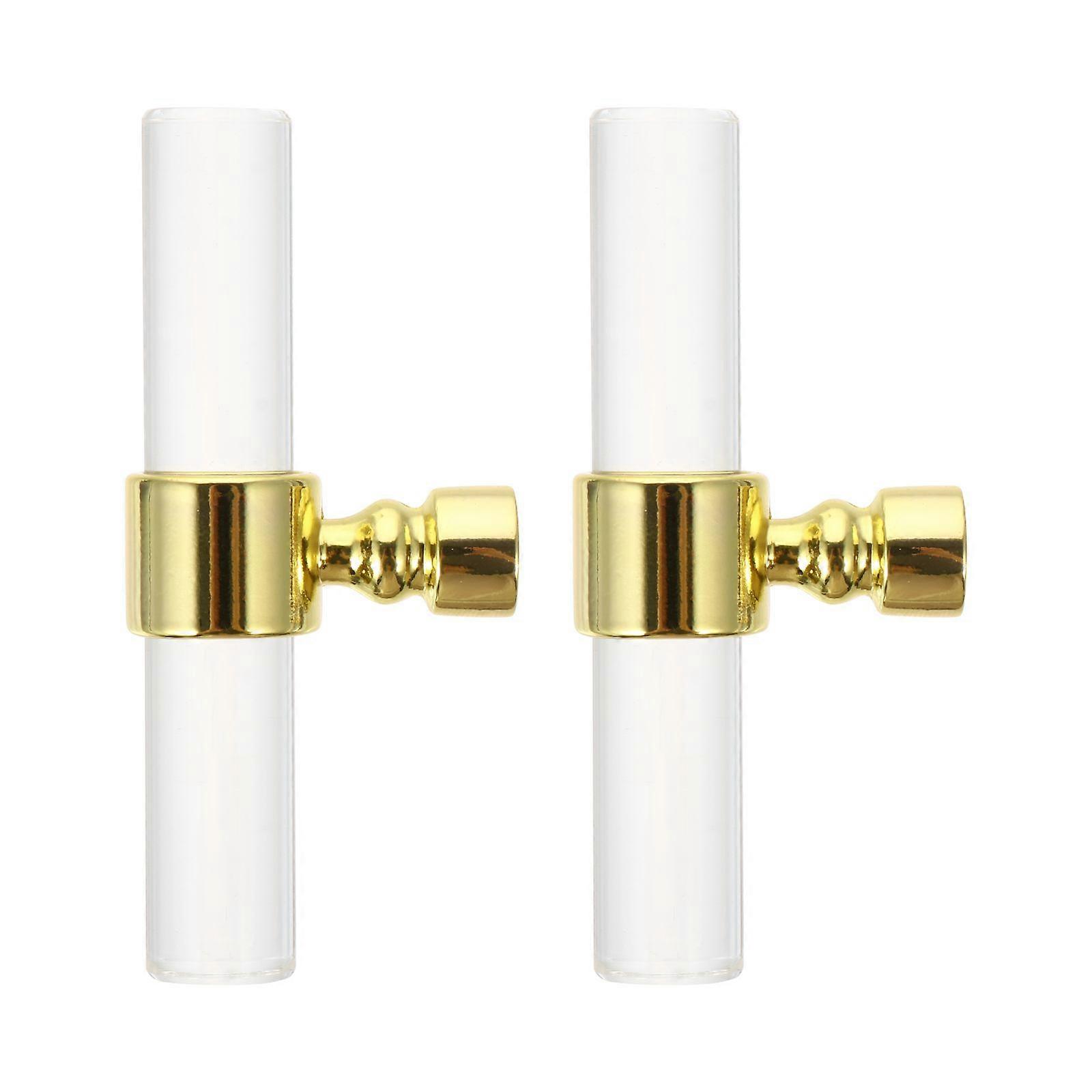 2pcs Acrylic Door Pull Knobs Multifunctional Cabinet Handles Drawer Pulls