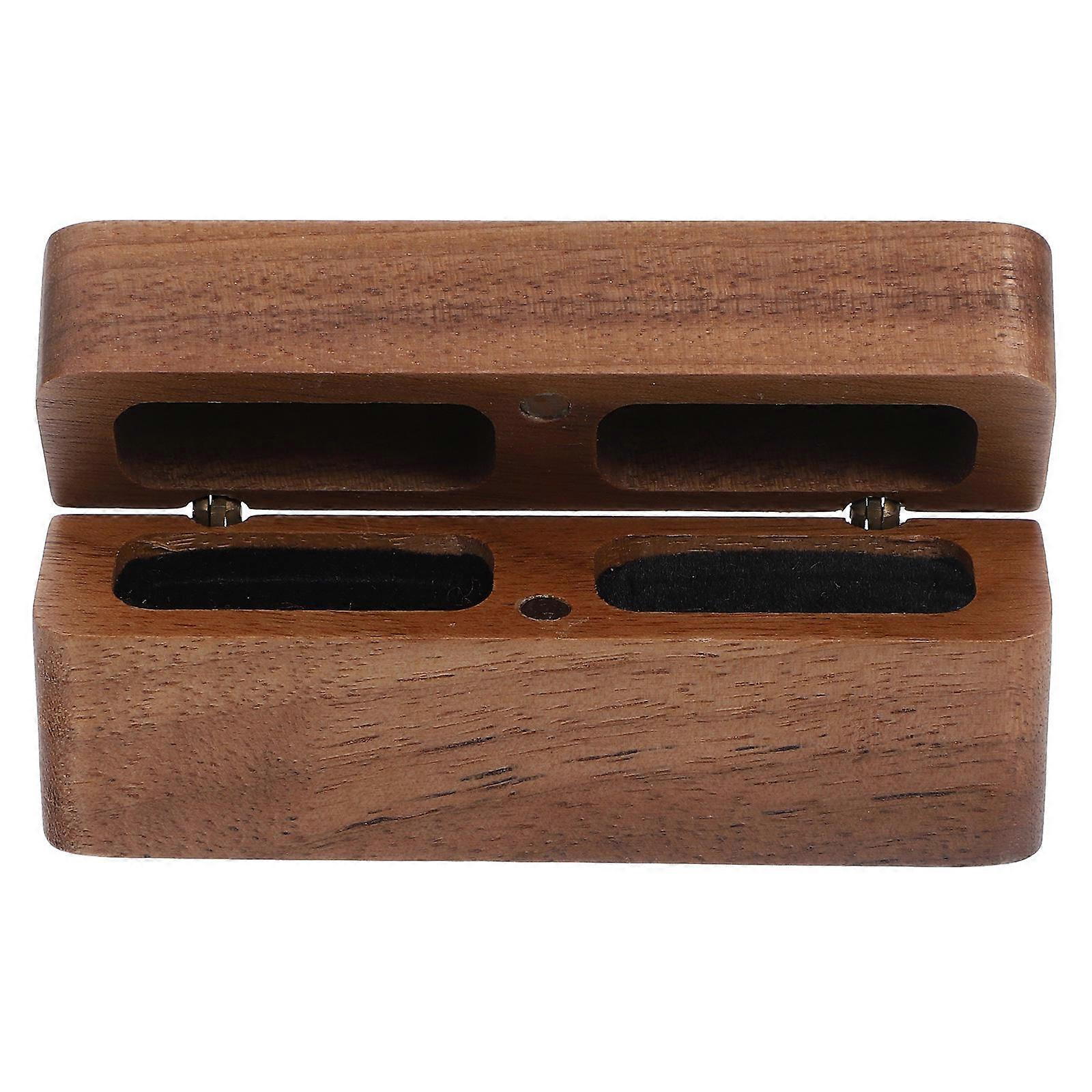 Wooden Ring Box for Engagement Ring Holding Multiple Jewelry Items